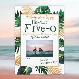 Invitación Tropical Verde deja Hawái 5-0 50 cumpleaños