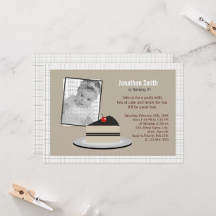 Invitación Trozo de pastel