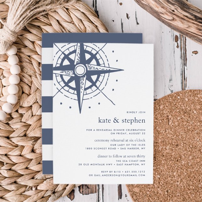 Invitación True North | Ceremony Rehearsal Dinner Invite (Subido por el creador)