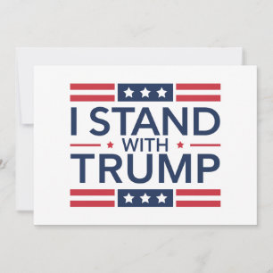 Invitación Trump 2024 Me apoyo en Trump Apoyo al Presidente