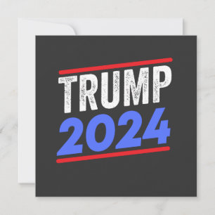 Invitación Trump 2024 Presidente Donald Jr. Maga Elección
