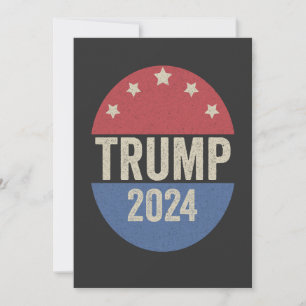 Invitación Trump 2024 vuelve a votar por elecciones graciosas