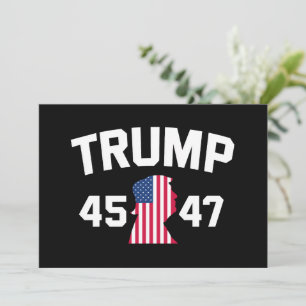 Invitación Trump 45 47 2024 Presidente