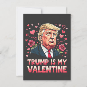 Invitación Trump es mi día de inauguración de San Valentín Ma