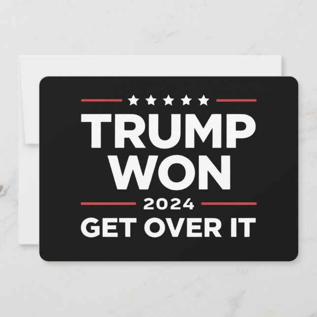 Invitación Trump Ganó Acéptalo 2024 (Anverso)