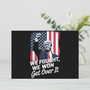 Invitación Trump Ganó Superalo Victoria de Trump 47º Presiden