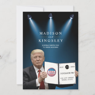 Invitación Trump Gran Boda 💍 Patriota