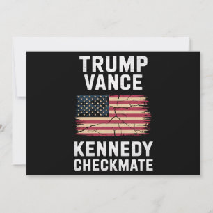 Invitación Trump Vance 2024 Trump Vance Kennedy Jaque Mate