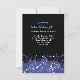 Invitación Trumpet & Piano Musical Bar Bat Mitzvah Fiesta Car