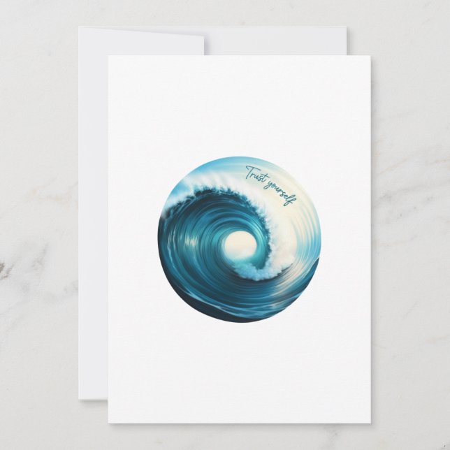 Invitación trust yourself  (Anverso)