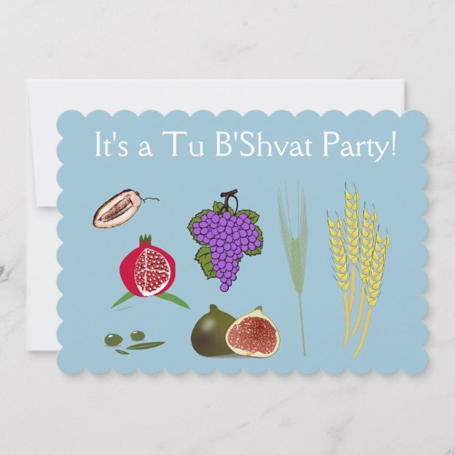 Invitación Tu Bishvat - 7 minim (Anverso)