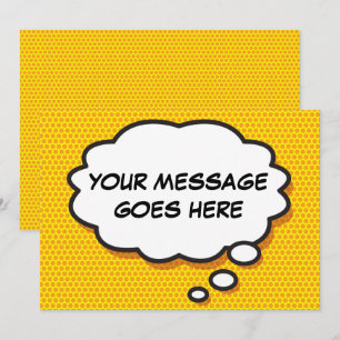 Invitación Tu mensaje pensó en la burbuja de la diversión del