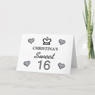 Invitación Tu Nombre Dulce Dieciséis En Diamantes