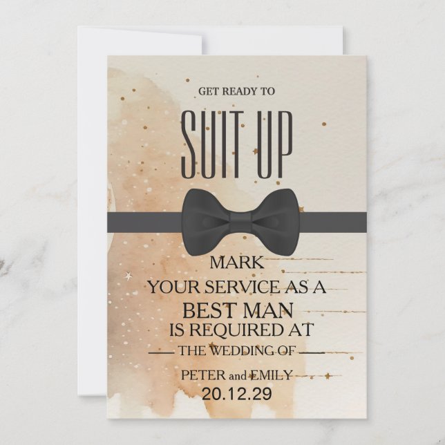 Invitación Tu Servicio como Padrino (Anverso)