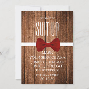 Invitación Tu Servicio como Padrino de Boda
