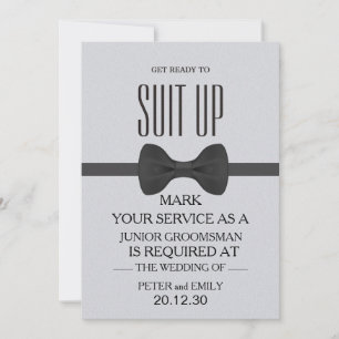 Invitación Tu Servicio como Padrino de Boda