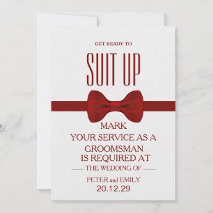 Invitación Tu Servicio como Padrino de Boda