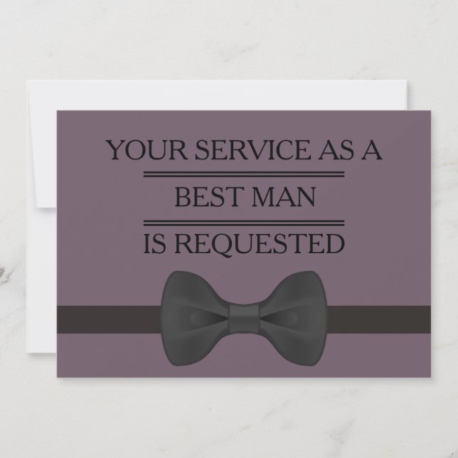 Invitación Tu Servicio como Padrino de Boda Solicitud de Mejo (Anverso)