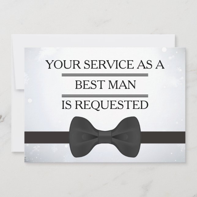 Invitación Tu servicio como padrino de bodas Solicitud de pad (Anverso)
