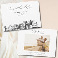 Tucson Boda Modern Save the Date