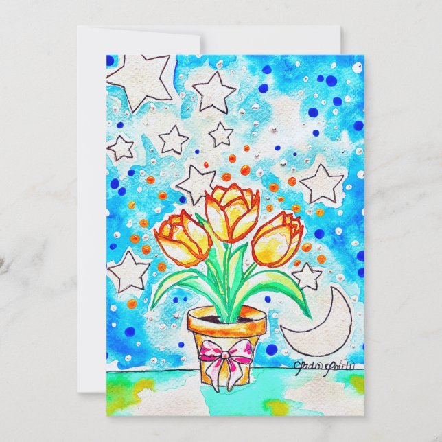 Invitación Tulipán (Anverso)
