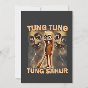 Invitación Tung tung tung sahur Brainrot Meme