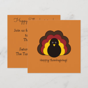 Invitación Turquía de Acción de Gracias