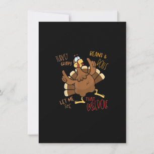 Invitación Turquia Gravy Beans And Rolls Casserole Turkey