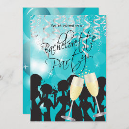 Invitación Turquoise Bachelorette
