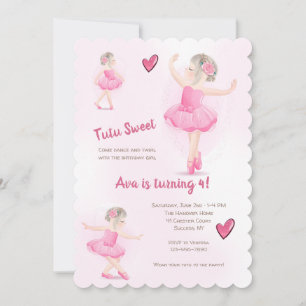 Invitación Tutu Sweet Bailarina