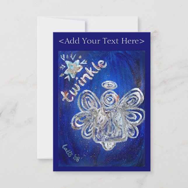 Invitación Twinkle Angel Invite (Anverso)