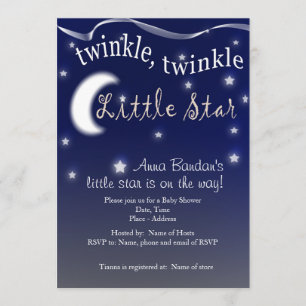 Invitación Twinkle, gilipollas, pequeña estrella