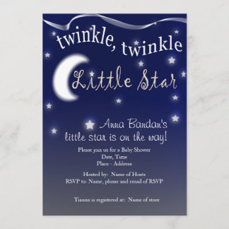 Invitación Twinkle, gilipollas, pequeña estrella
