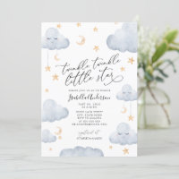 Twinkle Little Star Yellow Neutral Baby Shower