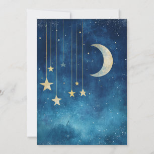 Invitación Twinkle Sprinkle   Cielo Celestial
