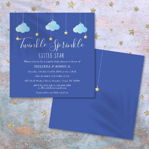 Invitación Twinkle Sprinkle Little Star Couples Baby Sprinkle