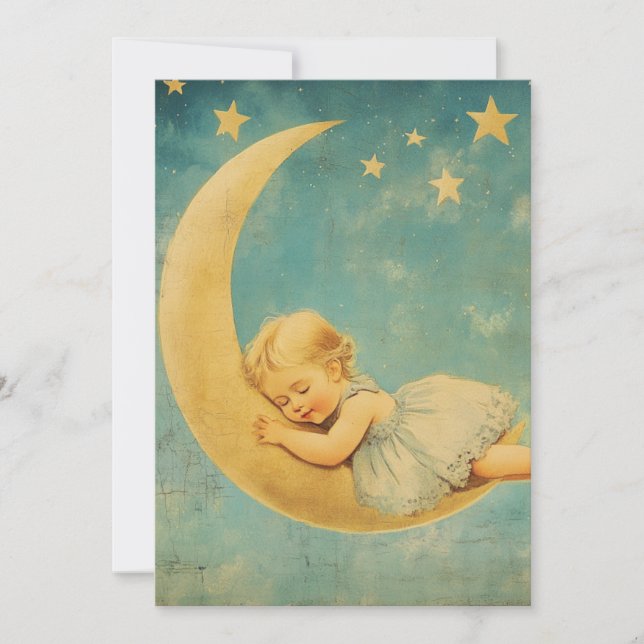 Invitación Twinkle Sprinkle | Sueños de noche (Anverso)