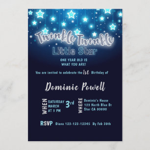 Invitación Twinkle Twinkle Little Star