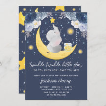 Twinkle Twinkle Little Star Baby Boy Baby Shower