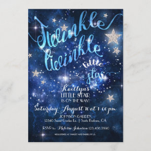 Invitación Twinkle Twinkle Little Star Baby Shower