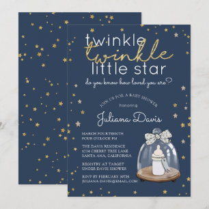 Invitación Twinkle Twinkle Little Star Baby Shower