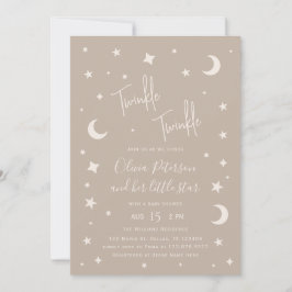 Invitación Twinkle Twinkle Little Star Baby Shower