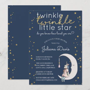 Invitación Twinkle Twinkle Little Star Baby Shower
