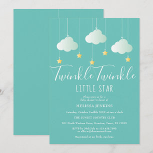 Invitación Twinkle Twinkle Little Star Baby Shower / Sprinkle