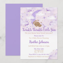 Twinkle Twinkle Little Star Bear Baby Shower en Es