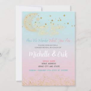 Invitación Twinkle Twinkle Little Star Cómo Nos Preguntamos