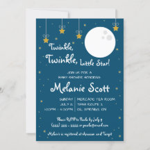 Twinkle, Twinkle, Little Star! Invita Baby Shower