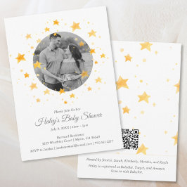 Invitación Twinkle Twinkle Little Star Photo Baby Shower