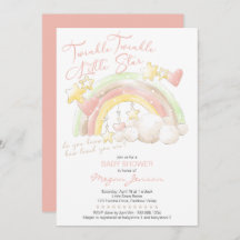 Twinkle Twinkle Little Star Rainbow Baby Shower