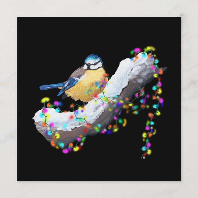 Invitación Twinkle Twinkle Little Tit (Anverso)